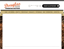 Tablet Screenshot of douglasfoundationrepair.com